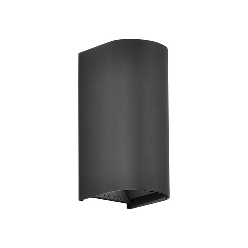 10W LED wandlamp - 3-in-1 CCT, IP65, zwart, up/down light