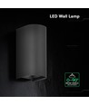 10W LED wandlamp - 3-in-1 CCT, IP65, zwart, up/down light