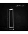 V-Tac 10W LED tuinlamp - Zwart, 3000K, IP65, 6 jaar garantie