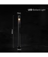 V-Tac 11W LED tuinlamp - Zwart, IP65, 3000K, Cree chip, 6 jaar garantie