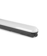 150cm 50W zwart LED armatuur - IP65, 5000K, doorvoerbedraad