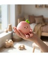 MOCHI Perzik nachtlampje van zachte siliconen - oplaadbaar, touch dimbaar