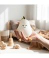 MOCHI Peer nachtlampje van zachte siliconen - oplaadbaar, kleurwissel + warm wit