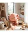MOCHI Axolotl nachtlampje van zachte siliconen - oplaadbaar, kleurwissel + warm wit