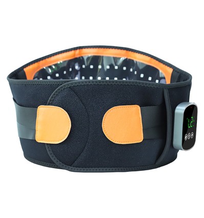 Lichttherapie riem met warmte voor heup en rug - Infrarood, 25x120cm, 10W, met batterij