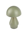 Oplaadbare LED tafellamp - Groen, Ø15cm, 22cm hoog, touch dimbaar, 3-in-1, IP20 binnen