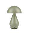 Oplaadbare LED tafellamp - Groen, Ø15cm, 22cm hoog, touch dimbaar, 3-in-1, IP20 binnen