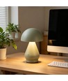 Oplaadbare LED tafellamp - Groen, Ø15cm, 22cm hoog, touch dimbaar, 3-in-1, IP20 binnen