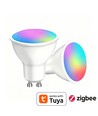 V-Tac 5W Smart Home LED-lamp - Tuya/Smart Life, werkt met Google Home, Alexa en smartphones, GU10 Spot