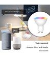 V-Tac 5W Smart Home LED-lamp - Tuya/Smart Life, werkt met Google Home, Alexa en smartphones, GU10 Spot