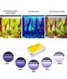 75-93 cm aquarium armatuur - 22W LED, wit/blauw/rood/groen/paars, verstelbare lengte, IP66