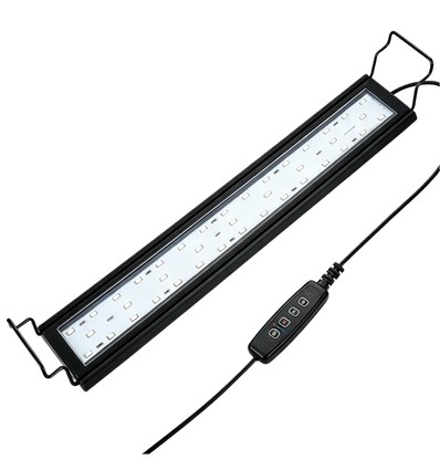 75-93 cm aquarium armatuur - 22W LED, wit/blauw/rood/groen/paars, verstelbare lengte, IP66