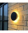 DOME wandlamp 18W - CCT, IP65, zwart