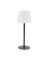 Oplaadbare RGBW LED tafellamp met zonnecel - Wit, afstandsbediening