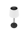 Oplaadbare RGBW LED tafellamp met zonnecel - Wit, afstandsbediening
