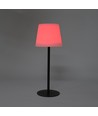 Oplaadbare RGBW LED tafellamp met zonnecel - Wit, afstandsbediening