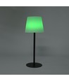 Oplaadbare RGBW LED tafellamp met zonnecel - Wit, afstandsbediening