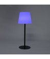 Oplaadbare RGBW LED tafellamp met zonnecel - Wit, afstandsbediening