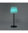 Oplaadbare RGBW LED tafellamp met zonnecel - Wit, afstandsbediening