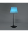 Oplaadbare RGBW LED tafellamp met zonnecel - Wit, afstandsbediening