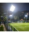 300W LED-schijnwerper met instelbaar wattage - Asymmetrisch, IP66 buiten, IK08, zwart