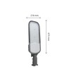 150W Streetos 2 LED straatverlichting - IP65, 145/75°, IK09, neutraal wit