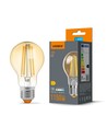 E27 10W LED filament lamp - A60, extra extra warm wit, brons glas