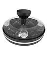 Plafondlamp met verborgen ventilator - RA90, CCT, 60W, zwart