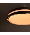 Plafondlamp met verborgen ventilator - RA90, CCT, 60W, zwart