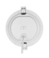 9W Dure 3 LED plafondlamp - CCT, IP54, Ø128mm, wit, 110° stralingshoek