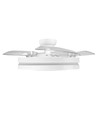 Plafondlamp met verborgen ventilator - RA90, CCT, 60W, wit