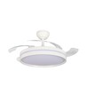 Plafondlamp met verborgen ventilator - RA90, CCT, 60W, wit