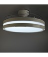 Plafondlamp met verborgen ventilator - RA90, CCT, 60W, wit