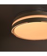 Plafondlamp met verborgen ventilator - RA90, CCT, 60W, wit