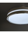 Plafondlamp met verborgen ventilator - RA90, CCT, 60W, wit