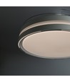 Plafondlamp met verborgen ventilator - RA90, CCT, 60W, wit