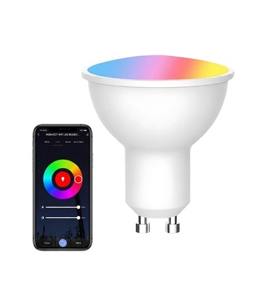 V-Tac 5W Smart Home LED-lamp - Tuya/Smart Life, werkt met Google Home, Alexa en smartphones, GU10 Spot