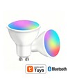 4x GU10 5W Smart Home LED-lamp - Bluetooth, RGB+CCT, Tuya/Smart Life
