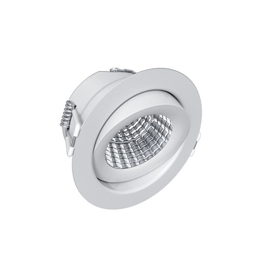 EVA 6 LED inbouwspot 6W Triac dimbaar - 3000K, Ra98, Wit