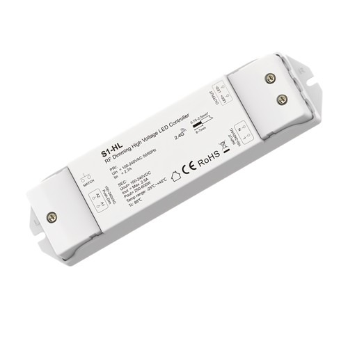LEDlife rWave 230V LED strip dimmer - RF, push-dim, 500W