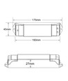 LEDlife rWave 230V LED strip dimmer - RF, push-dim, 500W