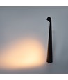 Oplaadbare LED tafellamp binnen/buiten - Zwart, 40cm hoog, 3-staps dimbaar, IP44