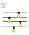 10m Solar lichtsnoer Aura - 10xG40, IP44, 2700K, incl. afstandsbediening