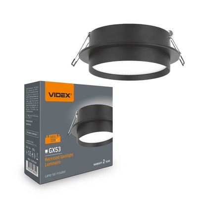 GX53 inbouwspot - Wit, zonder lichtbron