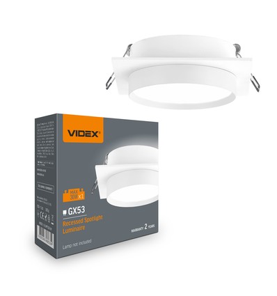GX53 inbouwspot - zonder lichtbron