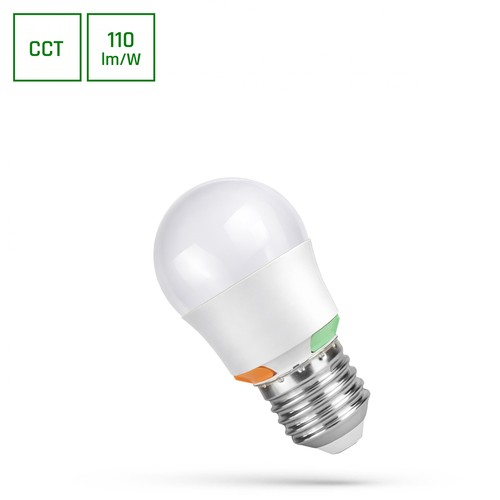 E27 LED Kogellamp G45 - 2W/4W/6W, CCT 3-staps Instelbare Lichtkleur