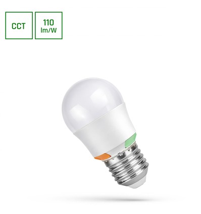 E27 LED Kogellamp G45 - 2W/4W/6W, CCT 3-staps Instelbare Lichtkleur