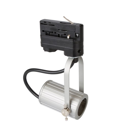 e3light 3F Railspot E27, Zilvergrijs