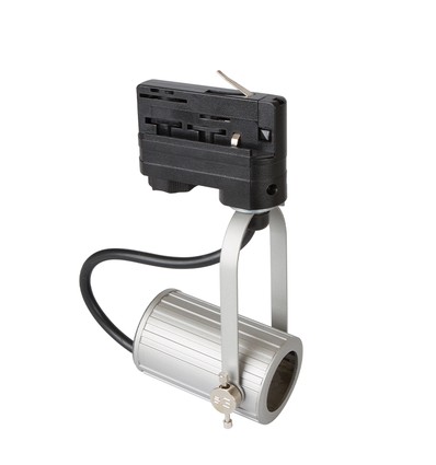 e3light 3F Railspot E27, Zilvergrijs