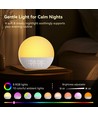 Wake-up Light wekker, zonsopgang-effect - Bluetooth 5.3 speaker, slaapgeluiden, dimbaar
